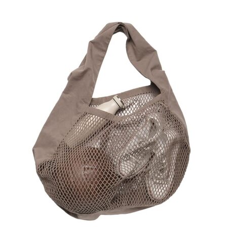 The Organic Company Net Shoulder Bag verkkokassi, clay