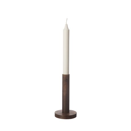 Ernst Puinen kynttilänjalka 15 cm, tummanruskea