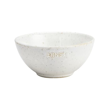 Ernst Bowl 14 cm, white/dots