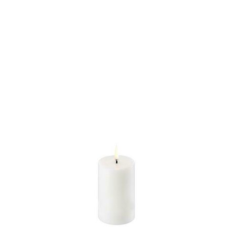 Uyuni Led-kynttilä 5 x 7,5 cm, valkoinen