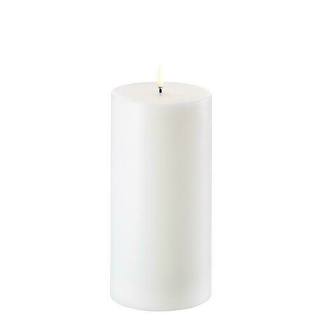 Uyuni Led-kynttilä 10,1 x 20 cm, valkoinen
