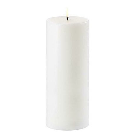 Uyuni Led-kynttilä 10,1 x 25 cm, valkoinen