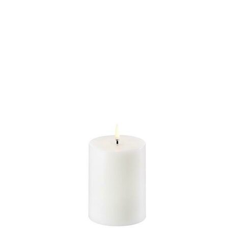 Uyuni Led-kynttilä 7,8 x 10 cm, valkoinen
