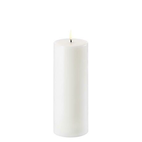 Uyuni Led-kynttilä 7,8 x 20 cm, valkoinen