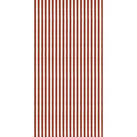 Ib Laursen Stripes servetit 16 kpl/pkt, 40 x 40 cm punainen/valkoinen