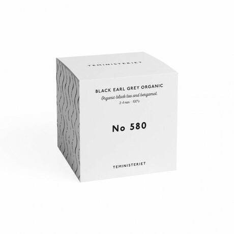 Teministeriet 580 Black earl grey organic tea 100 g, box