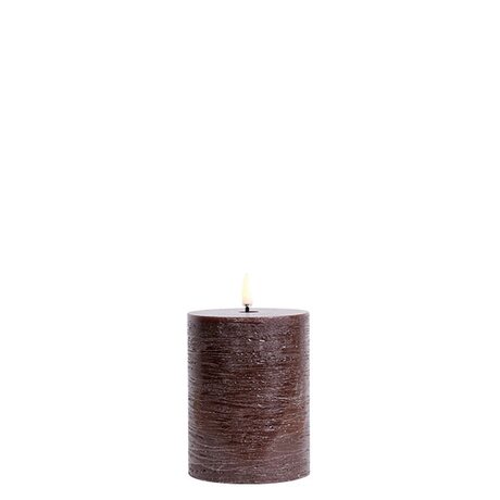 Uyuni Led-kynttilä rustiikki 7,8 x 10 cm, brown