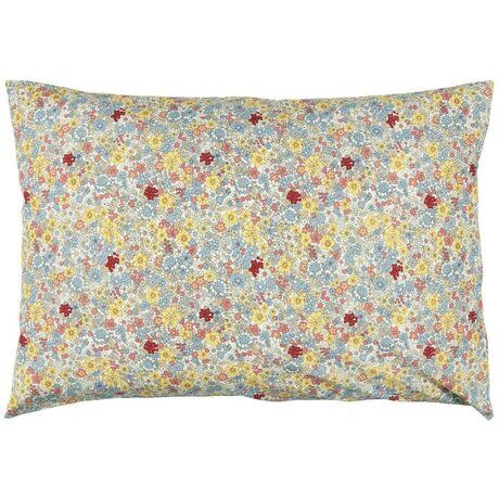 Ib Laursen kukkakuvioinen tyynynpäällinen 40 x 60 cm, v.sin./v.kelt.