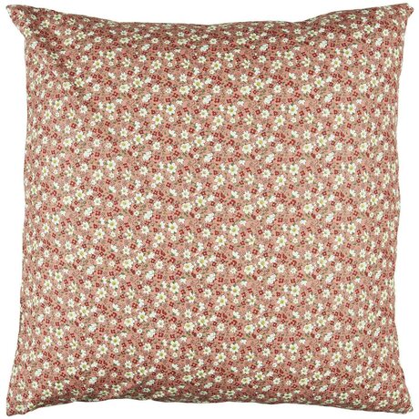 Ib Laursen kukkakuvioinen tyynynpäällinen 60 x 60 cm, ruusunpun./valk./pun.