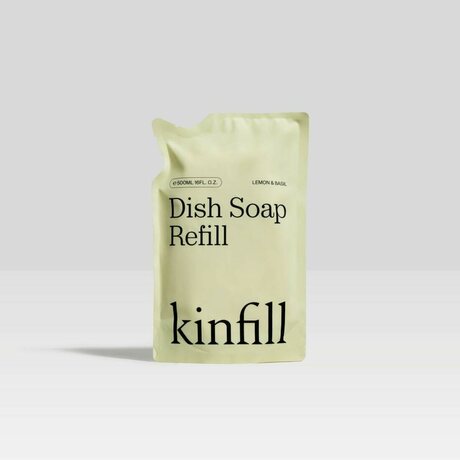 Kinfill Tiskiaine täyttöpakkaus sitruuna & basilika 500ml