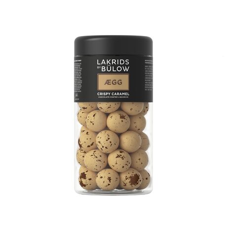 Lakrids By Bulow Egg crispy caramel suklaakuorrutteinen lakritsi 295 g, regular
