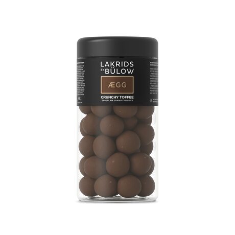 Lakrids By Bulow Egg crunchy toffee suklaakuorrutteinen lakritsi 295 g, regular