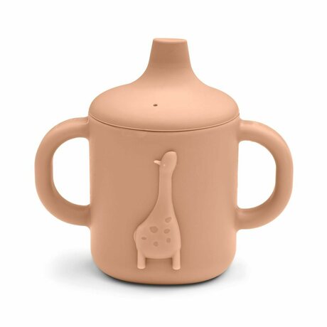Liewood Amelio Sippy Cup giraffe, Tuscany rose