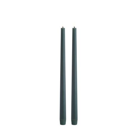 Uyuni Led-kruunukynttilä slim 32 cm 2 kpl/pkt, pine green