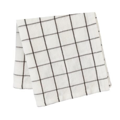Ernst Checkered tablecloth brown/white CHOOSE SIZE