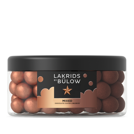 Lakrids By Bulow Mixed classic & double chocolate suklaakuorrutteinen lakritsi 550 g, large