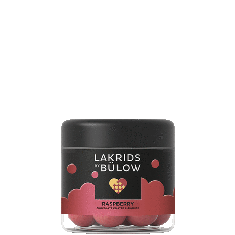 Lakrids By Bulow Crispy raspberry suklaakuorrutteinen lakritsi 125 g, small