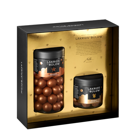 Lakrids By Bulow Lahjapakkaus classic regular/double chocolate small