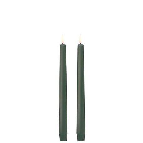 Uyuni Led-kruunukynttilä 25 cm 2 kpl/pkt, olive green