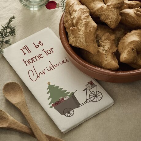 Ib Laursen I'll be home for Christmas servetit 40 x 40 cm, 16 kpl/pkt