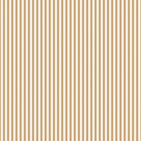 Ib Laursen Mustard stripes gift wrapping paper 52,5 cm x 2 m