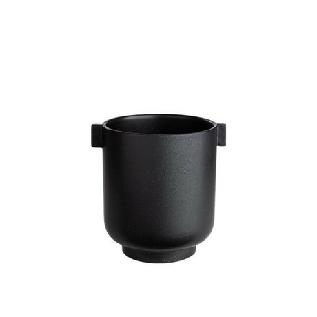 Ernst pot with ears 15 x 18 cm, black