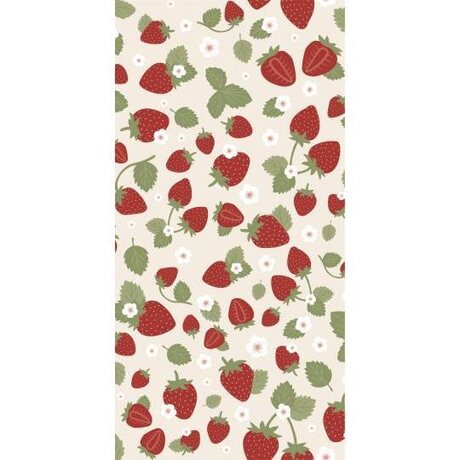 Ib Laursen Strawberries napkin 16 pcs/pkt 40 x 40 cm