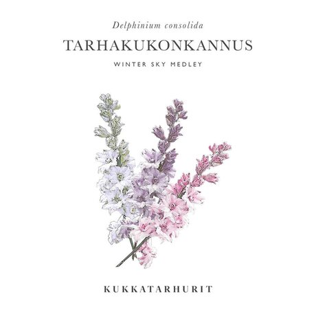 Kukkatarhurit Tarhakukonkannus Winter Sky Medley