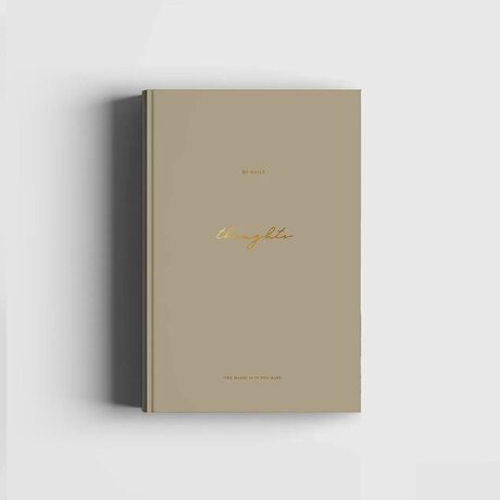Cozy Publishing My Daily Thoughts, The Magic is in You muistikirja, soft touch beige