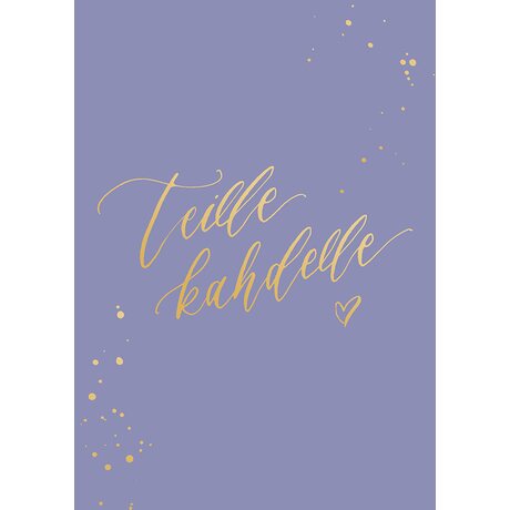 Kalligrafiastudio 2-osainen Teille kahdelle kortti