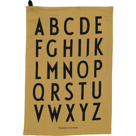 Design Letters Keittiöpyyhe 40 x 60 cm hunaja, 2 kpl/pkt
