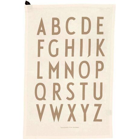Design Letters Keittiöpyyhe 40 x 60 cm luonnonvalkoinen, 2 kpl/pkt