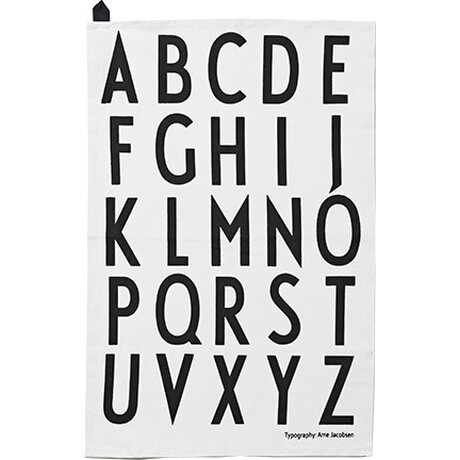 Design Letters Keittiöpyyhe 40 x 60 cm valkoinen, 2 kpl/pkt