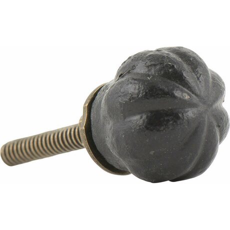 Ib Laursen Uritettu nuppi 2 cm, musta