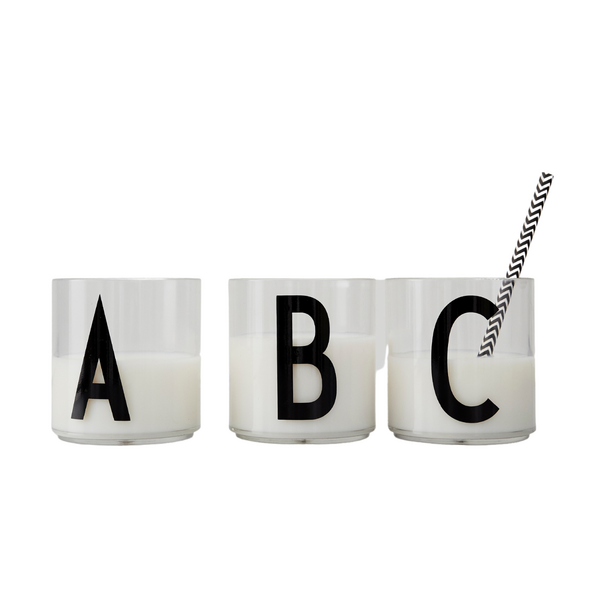Design Letters Kids personal Tritan drinking glass A-Z