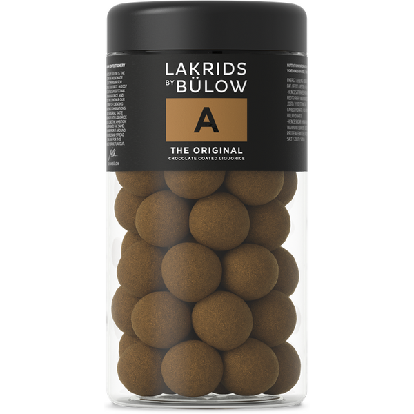 Lakrids By Bulow A - The original suklaakuorrutteinen lakritsi 295 g, regular