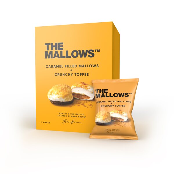 The Mallows Karamelli täytetyt vaahtokarkit + crunchy toffee