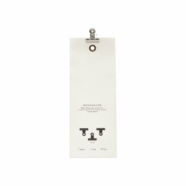 Monograph Clip 30 mm, Silver