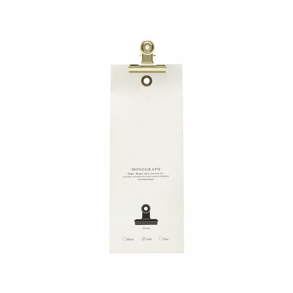 Monograph Clip 50 mm, Gold