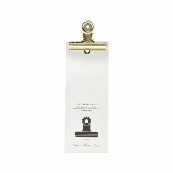 Monograph Clip 85 mm, Gold
