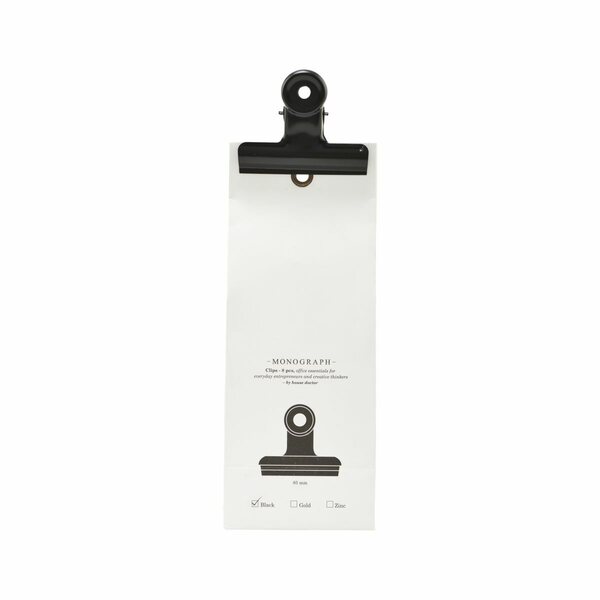 Monograph Clip 85 mm, Black