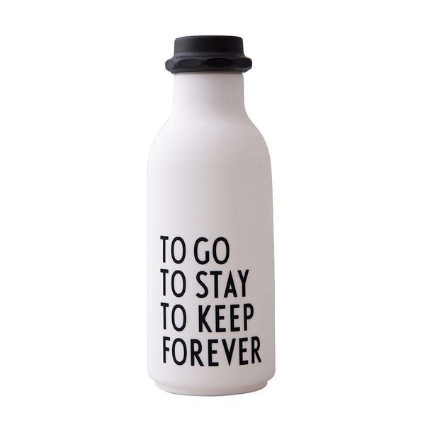 Design Letters Juomapullo 500 ml, special edition valkoinen