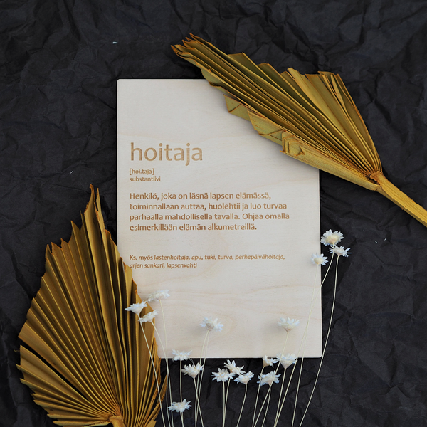 Puine Hoitaja -kortti