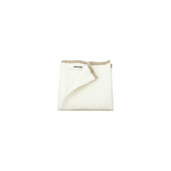 Meraki Bare vohvelirätit 31 x 31 cm 2 kpl/pkt, luonnonvalkoinen/hiekka