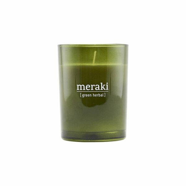 Meraki Scented candle, Green herbal
