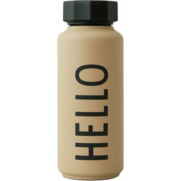Design Letters Special edition termospullo 500 ml , hello beige