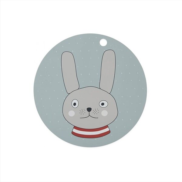 OYOY Rabbit round placemat 39 cm