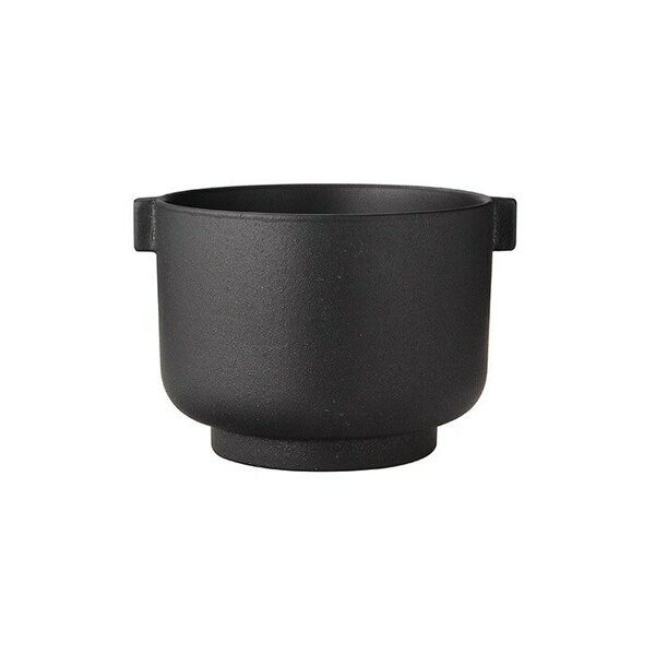 Ernst pot with ears 19,5 x 15 cm, black