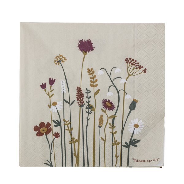 Bloomingville Paige servetit 33 x 33 cm 20 kpl/pkt
