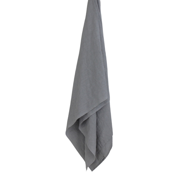 Heaven Linen Pellavakylpypyyhe 80 x 145 cm, jään harmaa